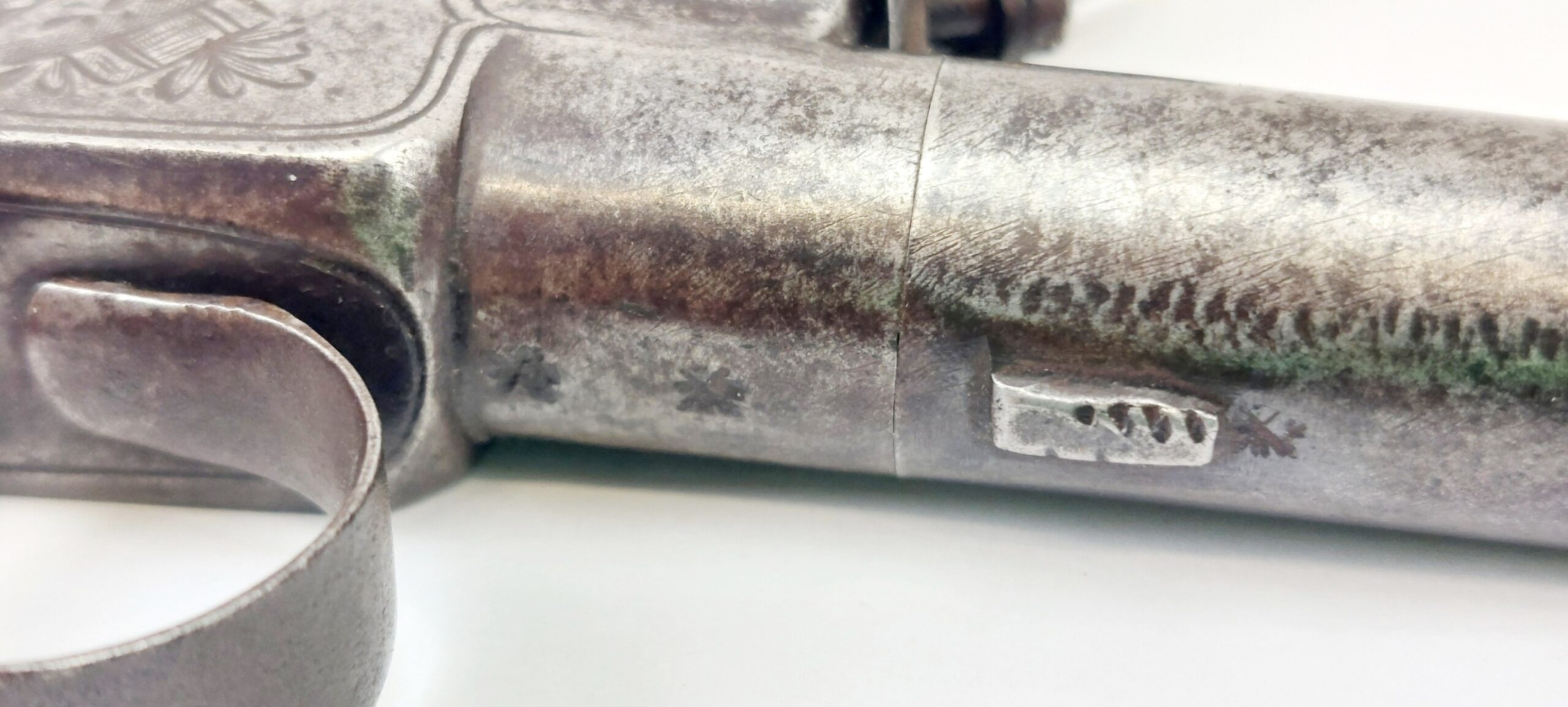 c1800 Flintlock Boxlock Pistol By W Hollis - Image 8
