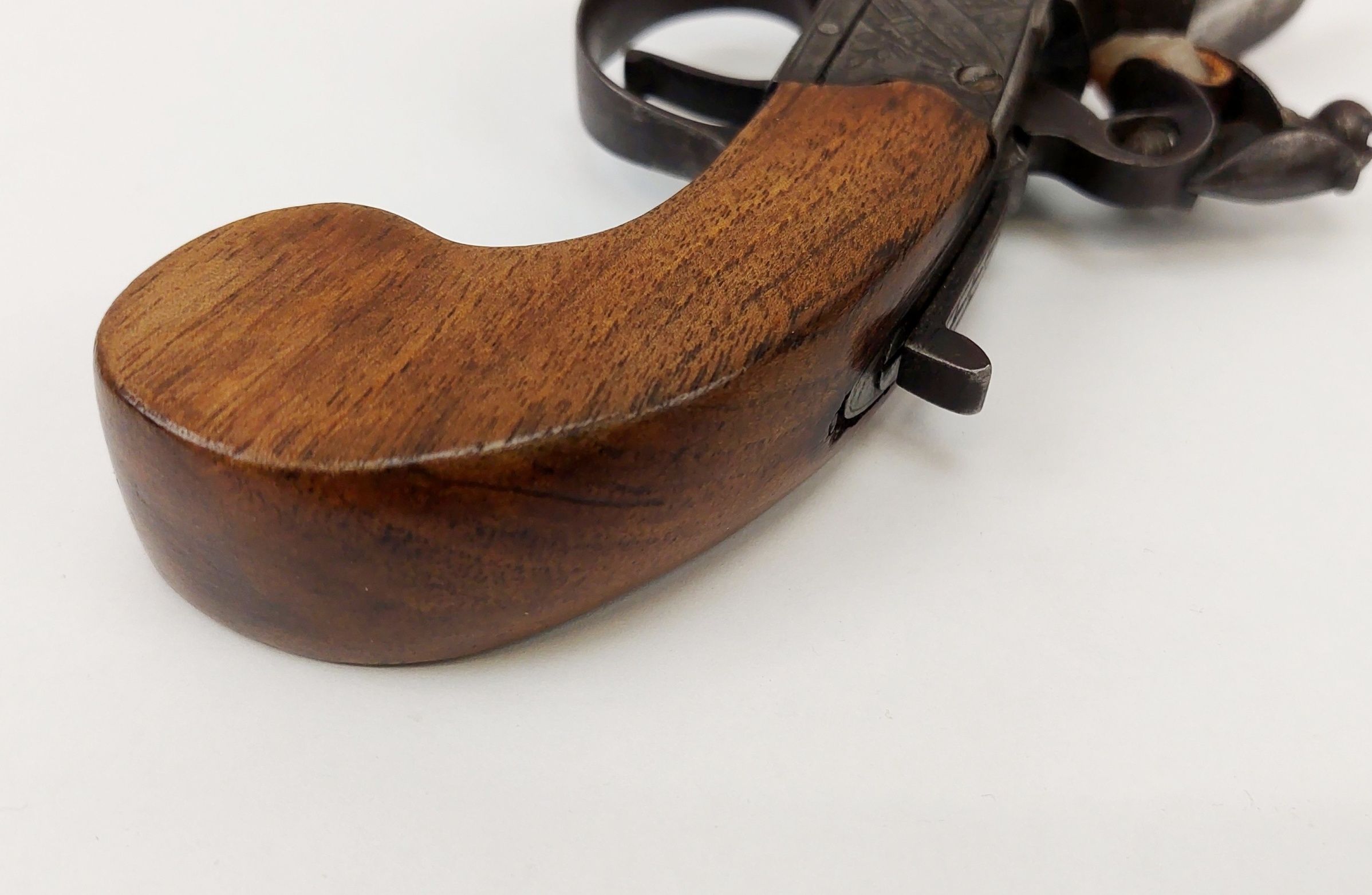 c1800 Flintlock Boxlock Pistol By W Hollis - Image 4