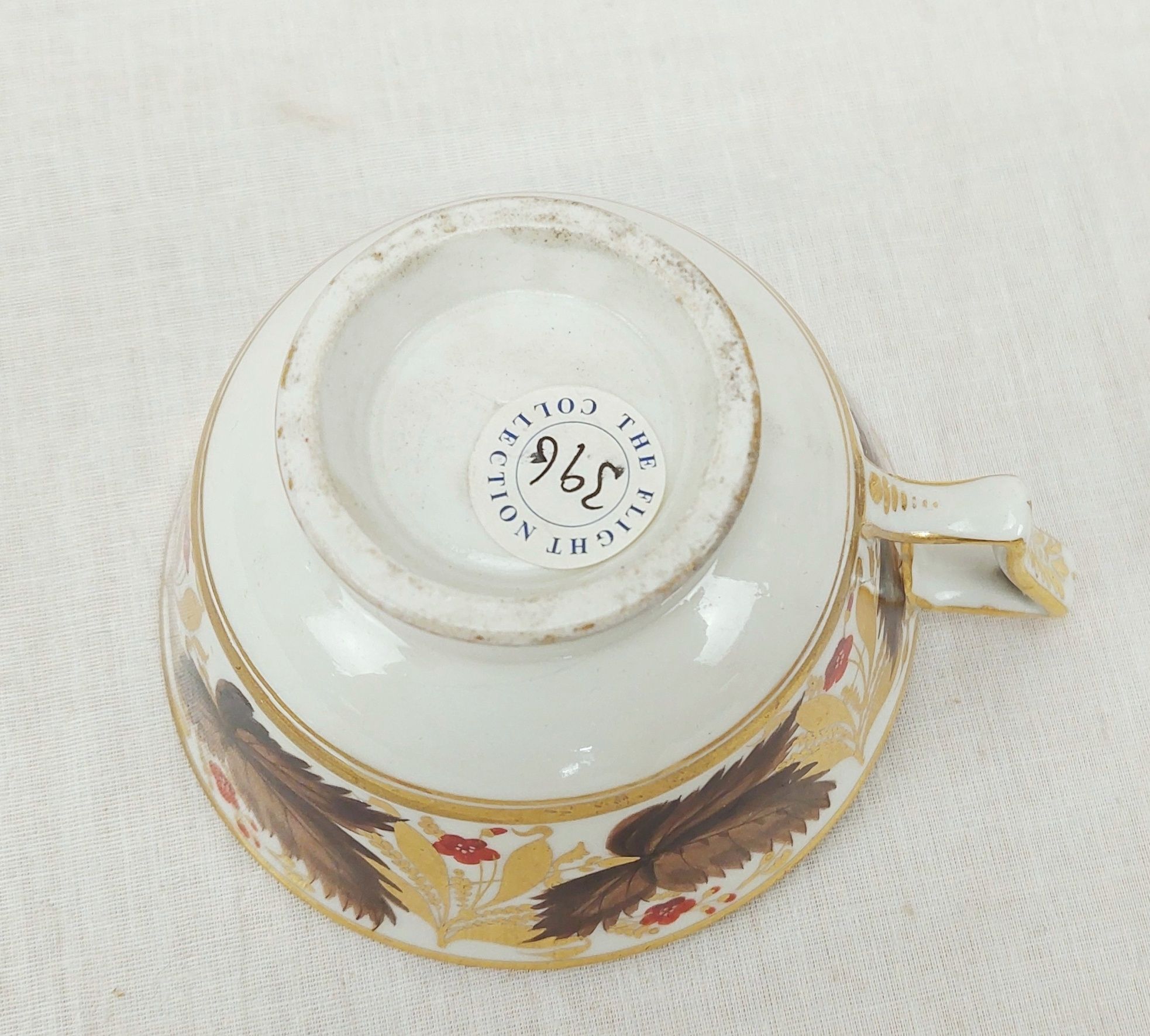 c1810 Worcester London Shape Tea Cup - Image 4