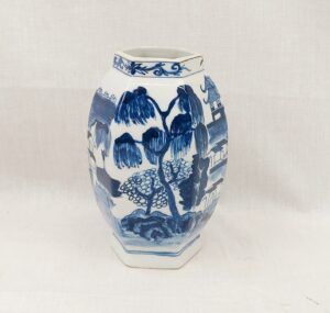 c1900 Chinese Porcelain Man Tang Fu Ji Vase