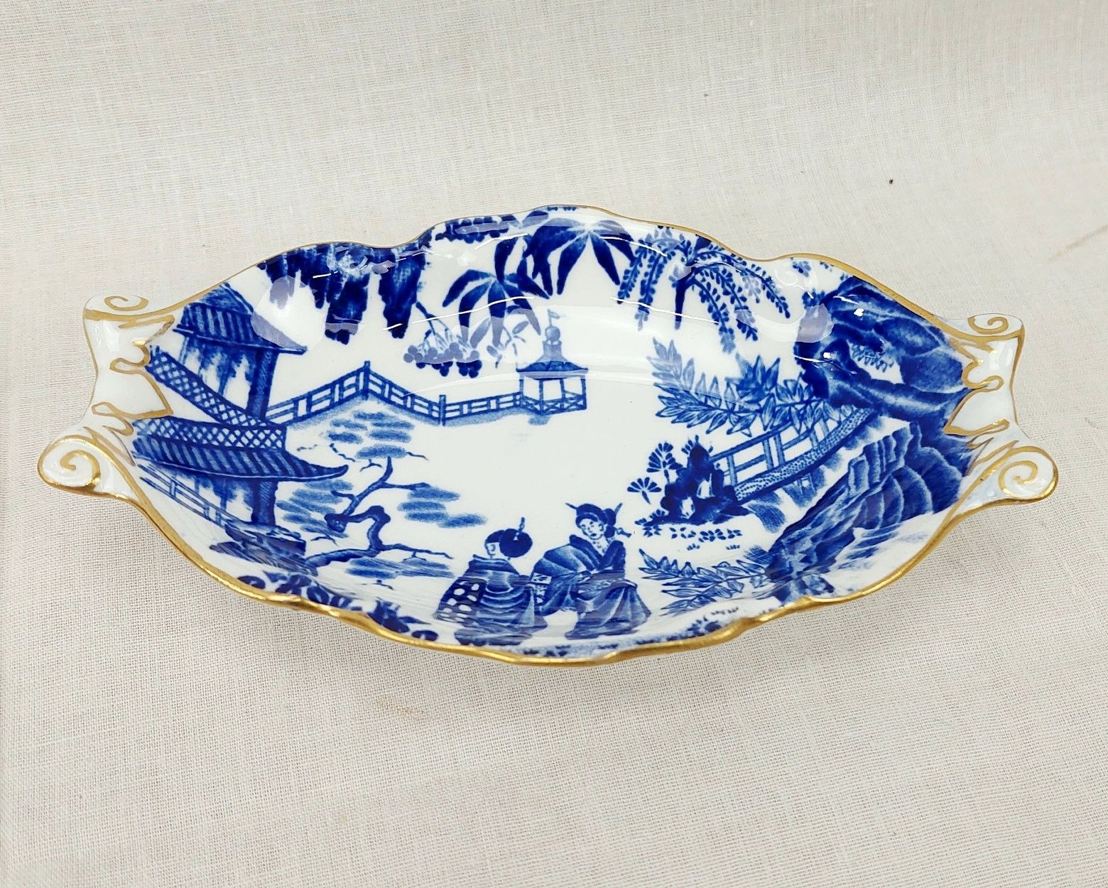 c1900 Derby Pin Dish #1