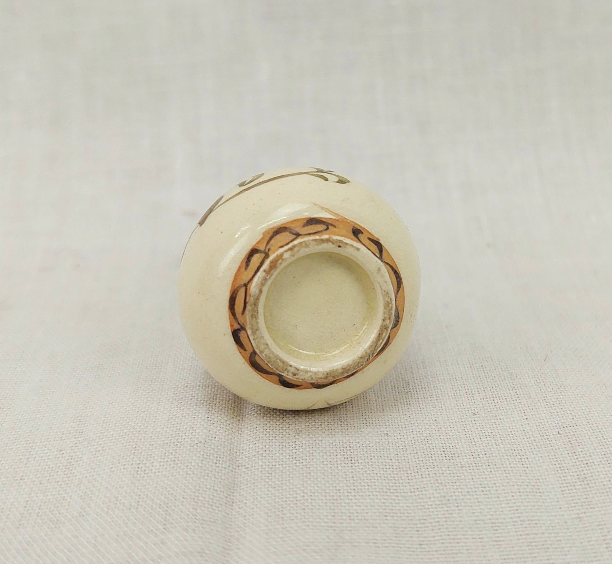c1900 Japanese Meiji Period Porcelain Miniature Vase - Image 5