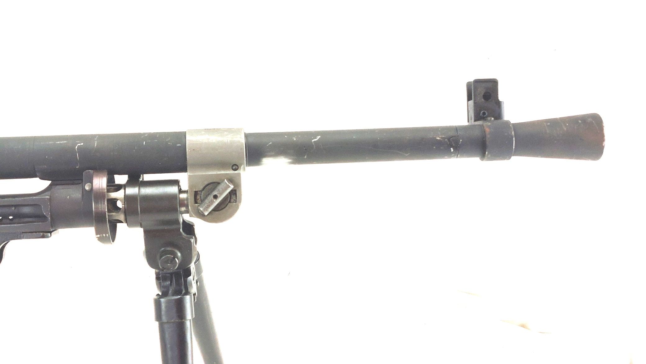 British, WW2, Inglis Bren Mk I(M) .303 Light Machine Gun, with Bipod, Original Transit Crate, Dated 1942, Deactivated - Image 7