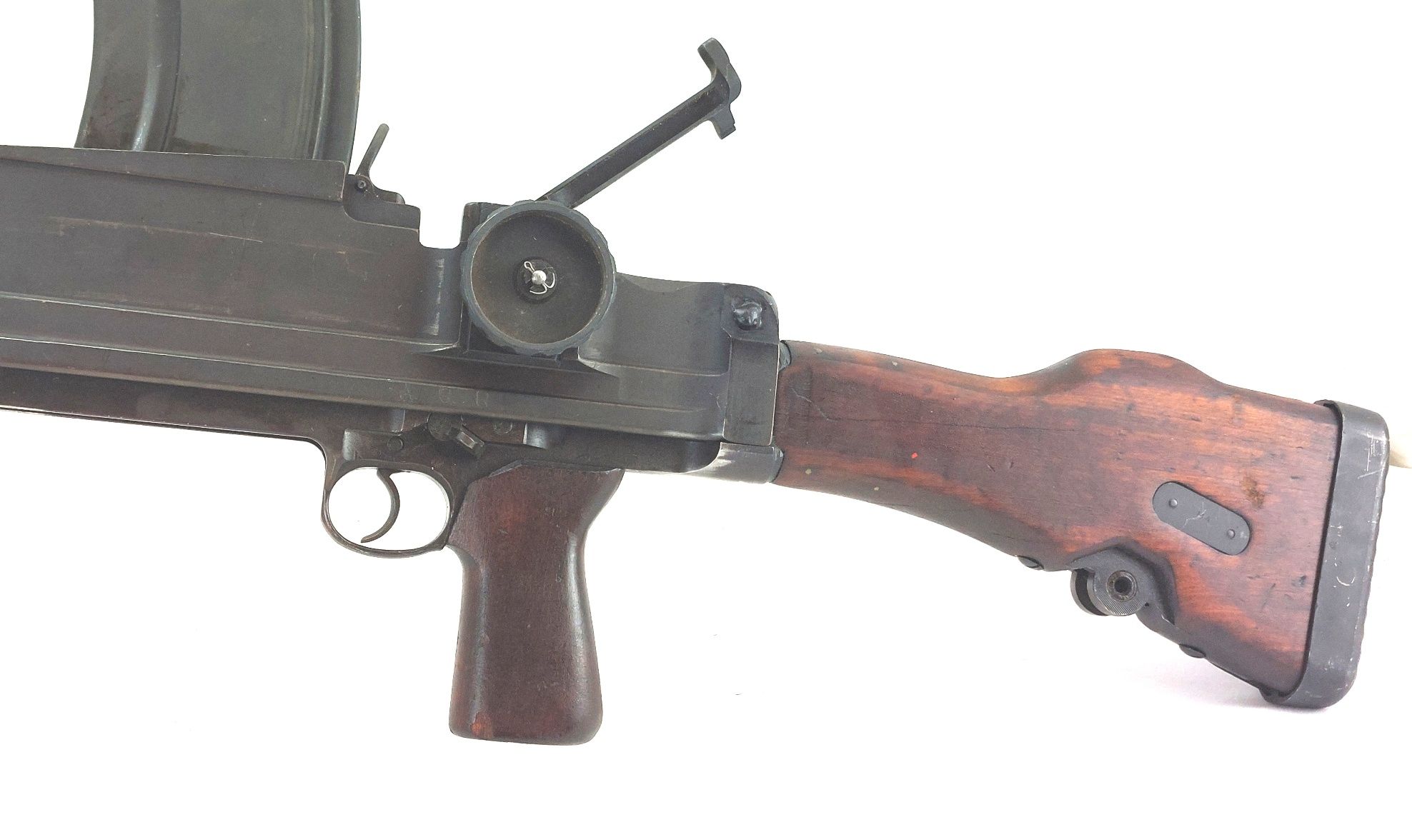British, WW2, Inglis Bren Mk I(M) .303 Light Machine Gun, with Bipod, Original Transit Crate, Dated 1942, Deactivated - Image 11
