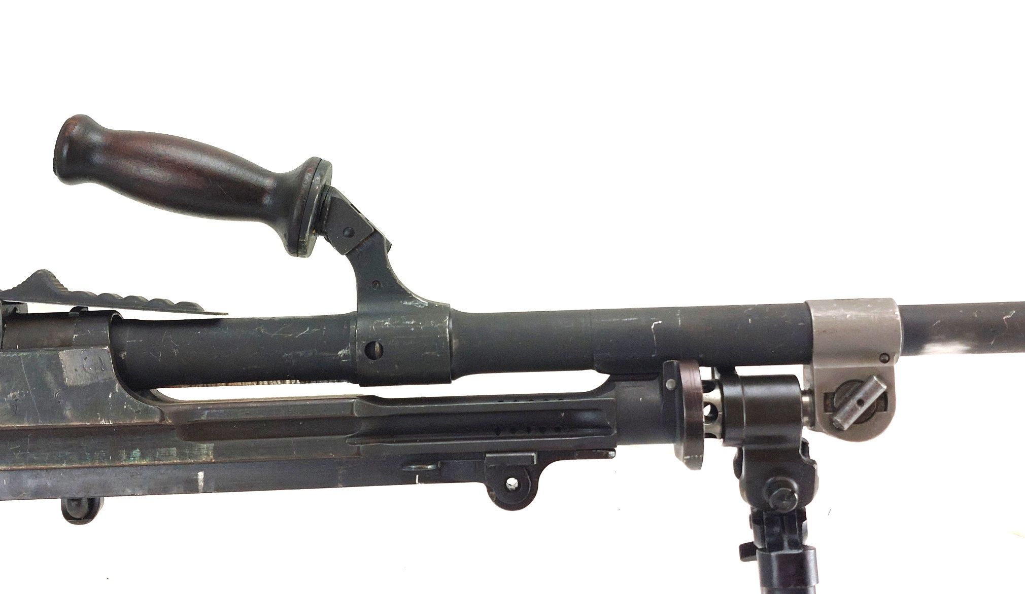 British, WW2, Inglis Bren Mk I(M) .303 Light Machine Gun, with Bipod, Original Transit Crate, Dated 1942, Deactivated - Image 5