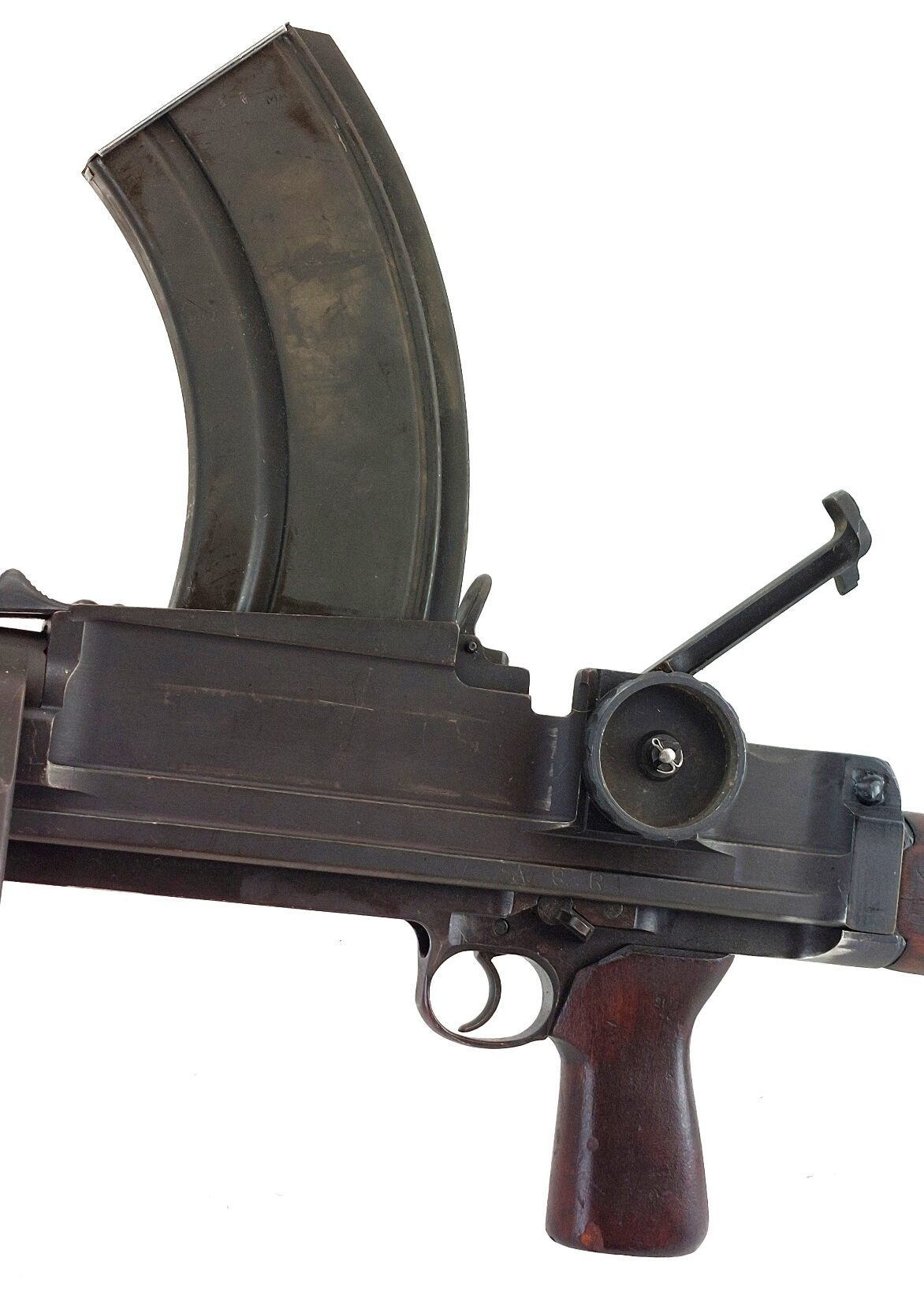 British, WW2, Inglis Bren Mk I(M) .303 Light Machine Gun, with Bipod, Original Transit Crate, Dated 1942, Deactivated - Image 12