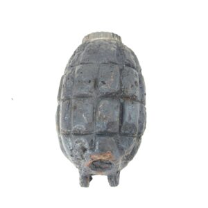 British, WW1, No. 5 Mk I “Mills Bomb” Hand Grenade, Relic Condition, Inert