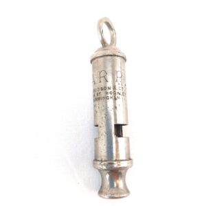 British, WWII, ARP Air Raid Precautions Whistle by J. Hudson & Co., Birmingham