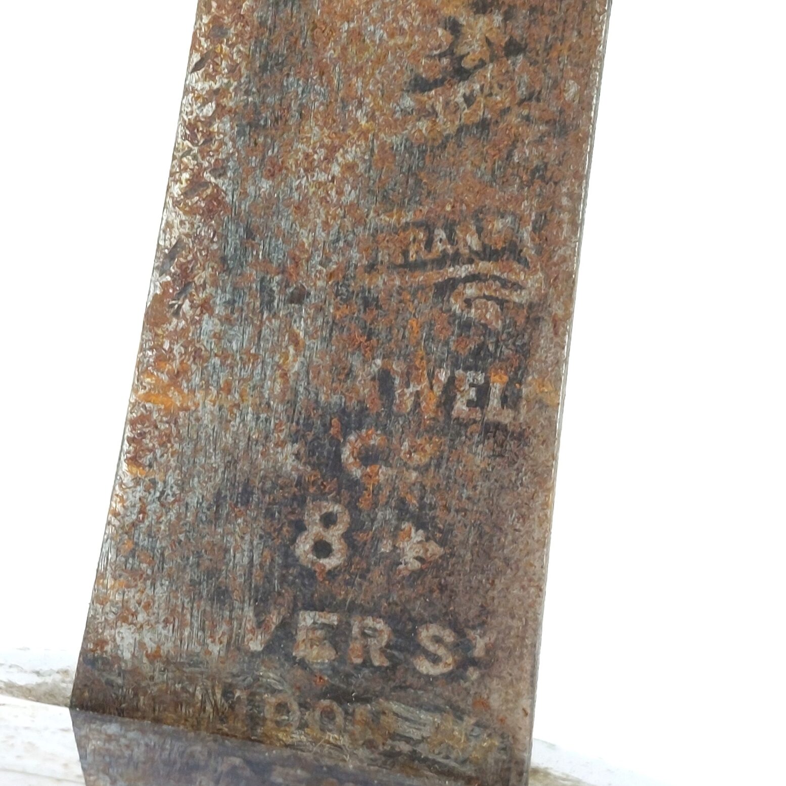 British, WW1, 1912 Pattern Cavalry Officer’s Sword, Retailed by Maxwell, 8 Dover Street London, Plain Bowl Guard, Etched Blade, "Made in England" - Image 7