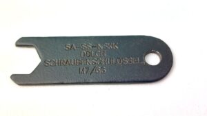 German, WWII, SA-SS-NSKK Dagger Spanner Tool, Marked M7/66