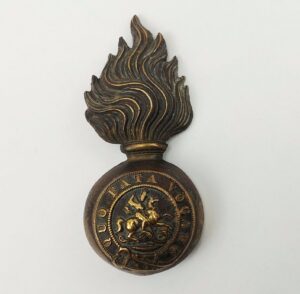 Victorian Northumberland Fusiliers Fur Cap Badge