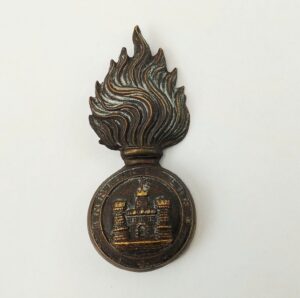 Inniskilling Fusiliers Officers Grenadiers Fur Cap Badge