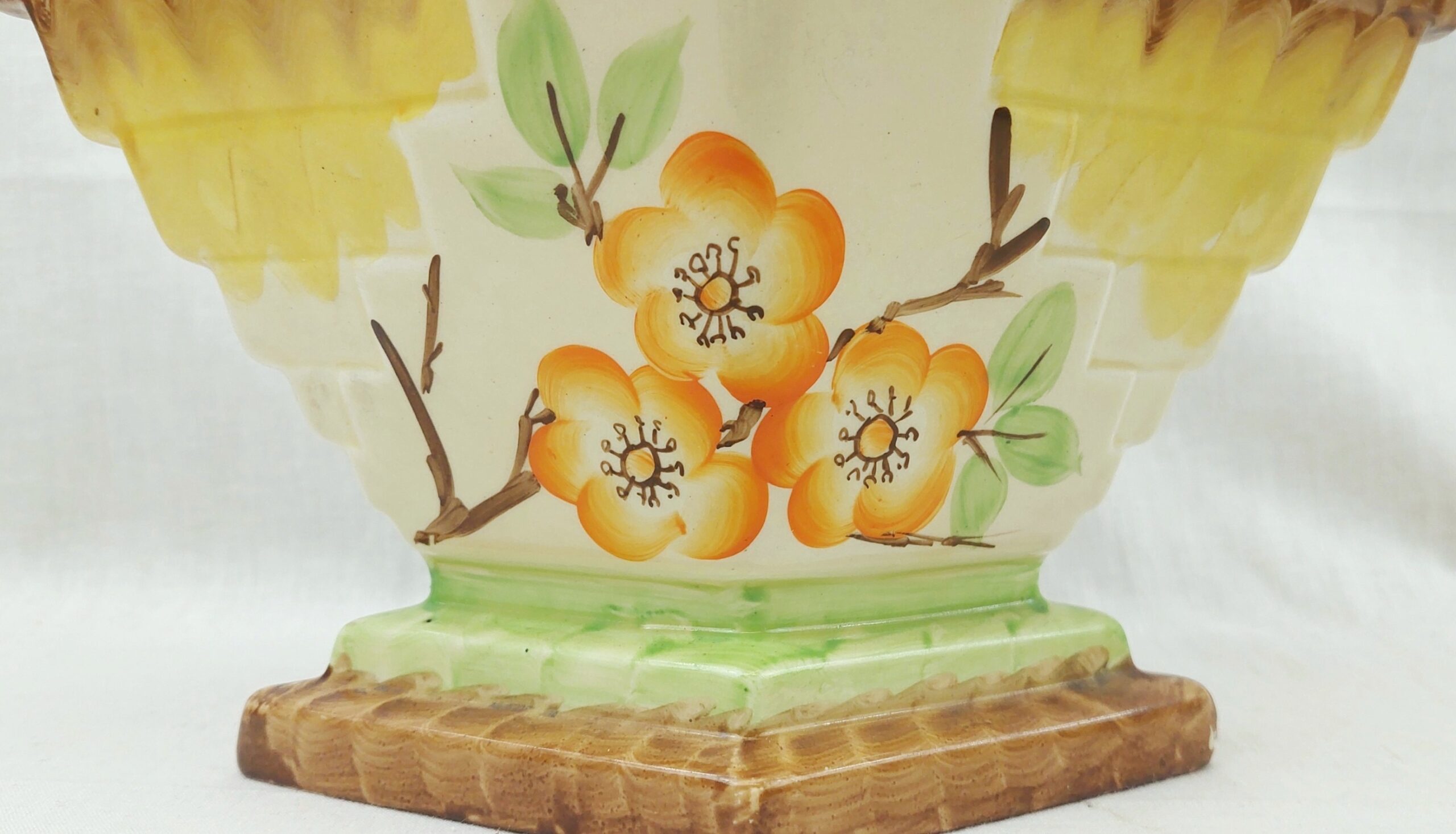 Myott & Son Diamond Shaped Art Deco Vase - Image 9
