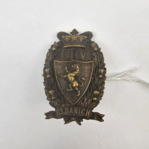 Pre-1889 Galloway Rifle Volunteers Glengarry Cap Badge