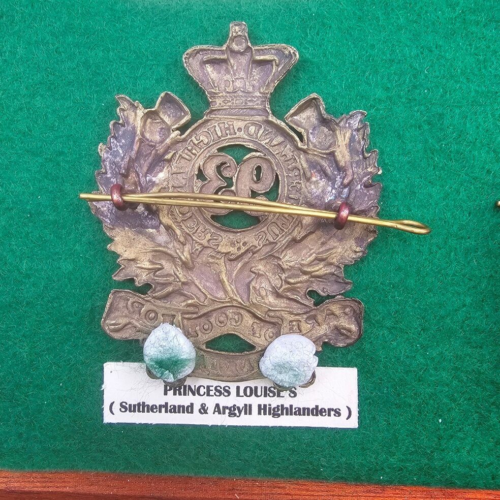 Victorian 93rd Regiment Of Foot Sutherland Highlanders Glengarry Badge #2 - Image 2