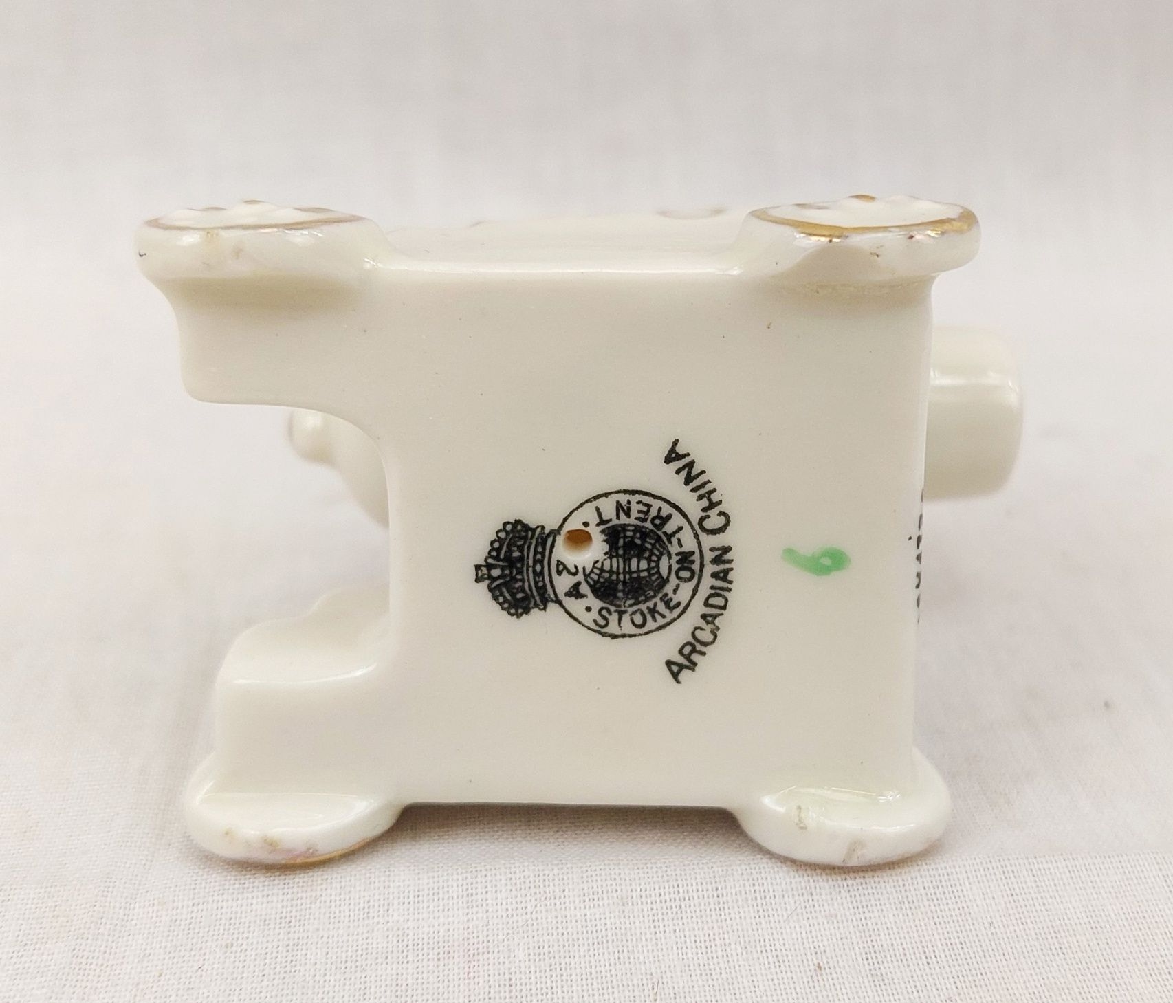 WW1 Belfast Arcadian Crested China Naval Cannon - Image 5