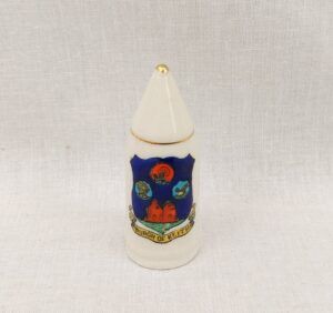 WW1 Burgh Of Keith Swan Crested China Artillery Shell