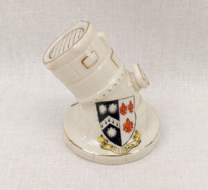 WW1 Cheddar Carlton Crested China Searchlight