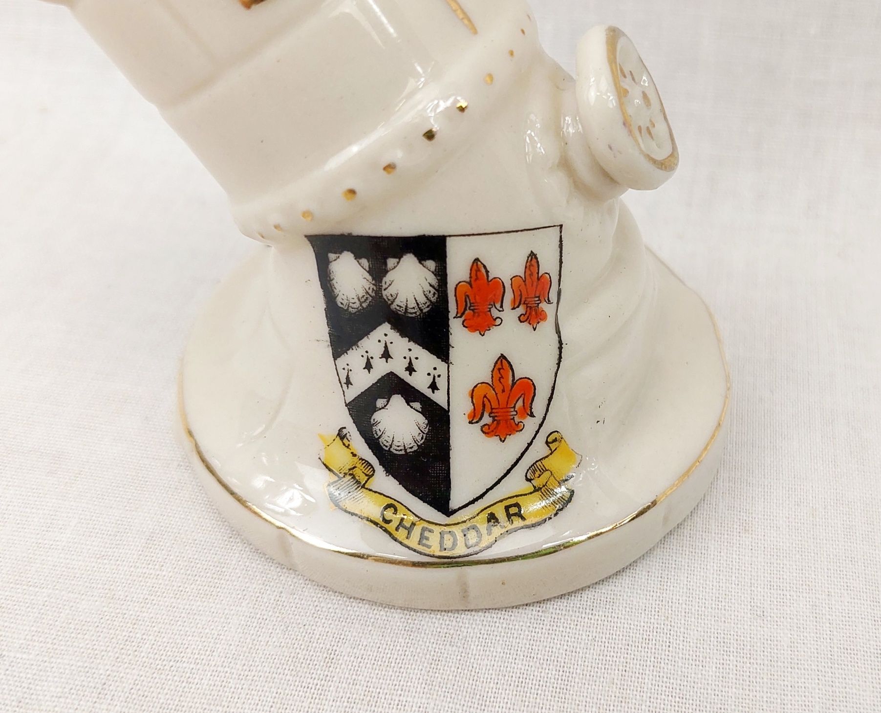 WW1 Cheddar Carlton Crested China Searchlight - Image 5
