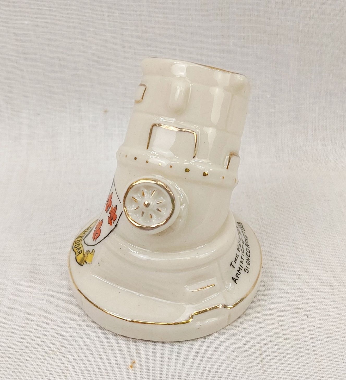 WW1 Cheddar Carlton Crested China Searchlight - Image 3