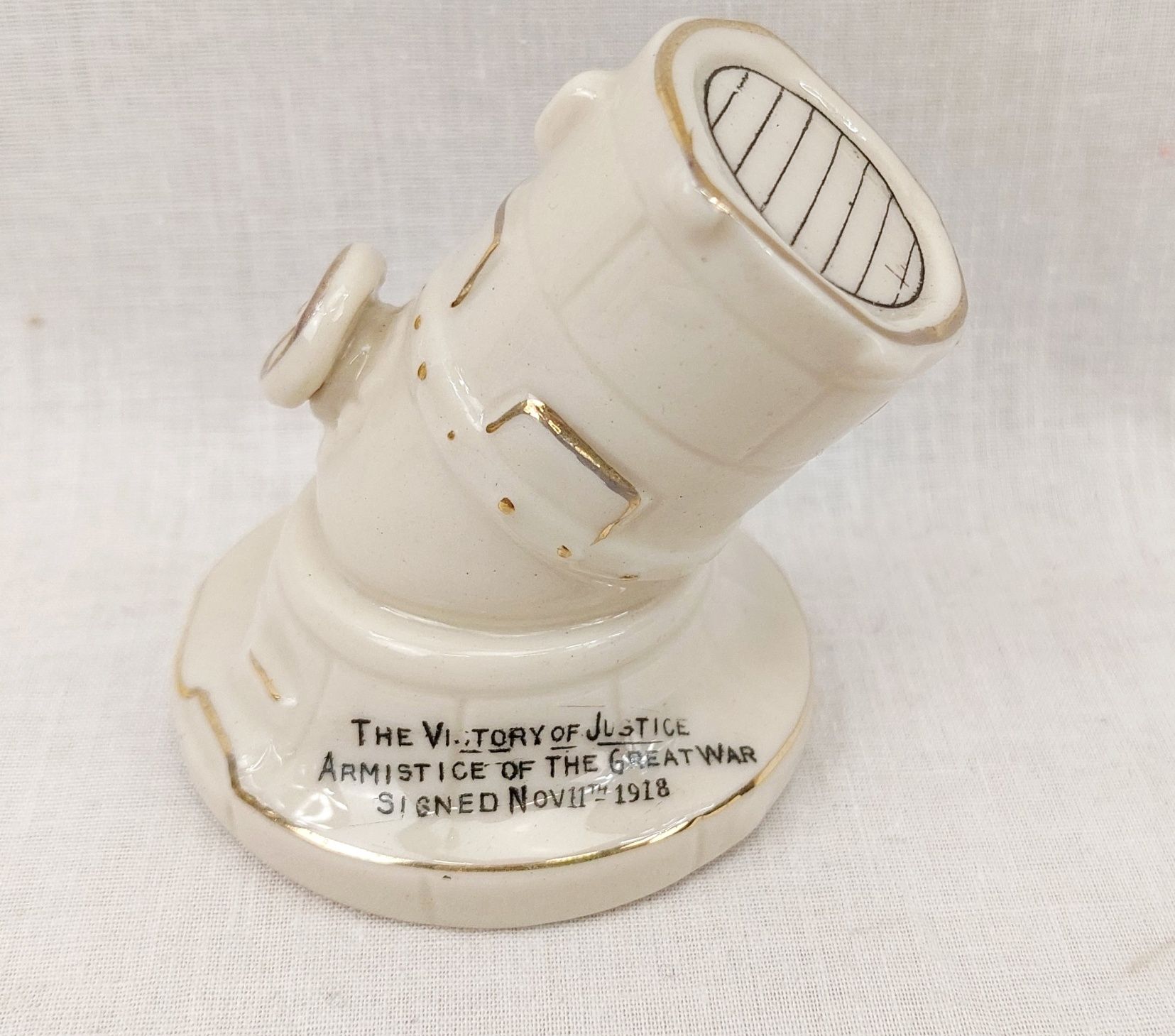 WW1 Cheddar Carlton Crested China Searchlight - Image 2