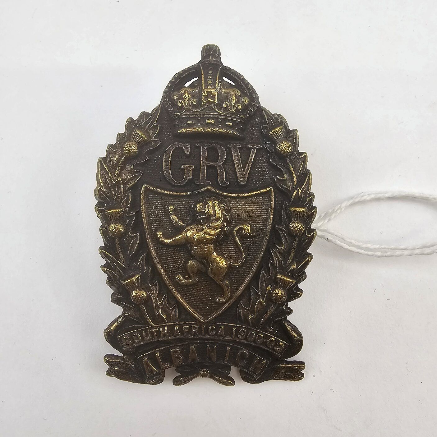 WW1 Galloway Rifle Volunteers Glengarry Cap Badge Other Ranks