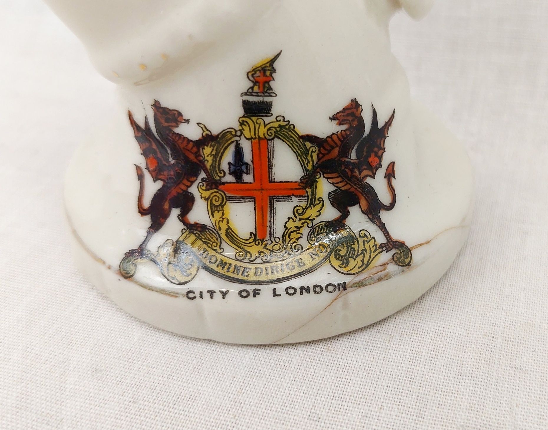 WW1 London Carlton Crested China Searchlight - Image 6