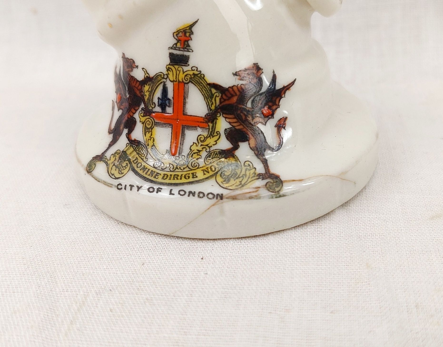 WW1 London Carlton Crested China Searchlight - Image 5