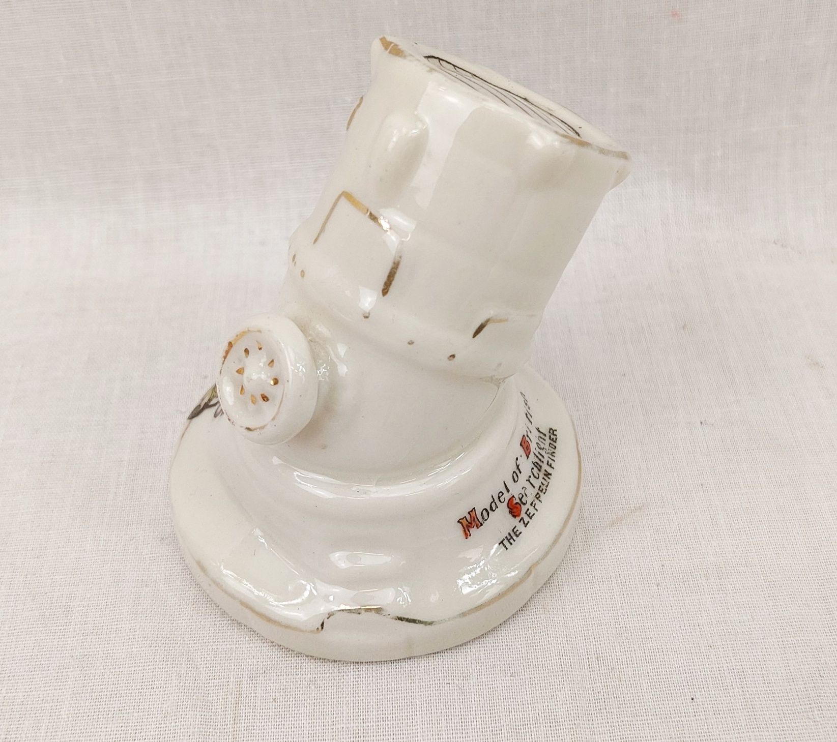 WW1 London Carlton Crested China Searchlight - Image 2
