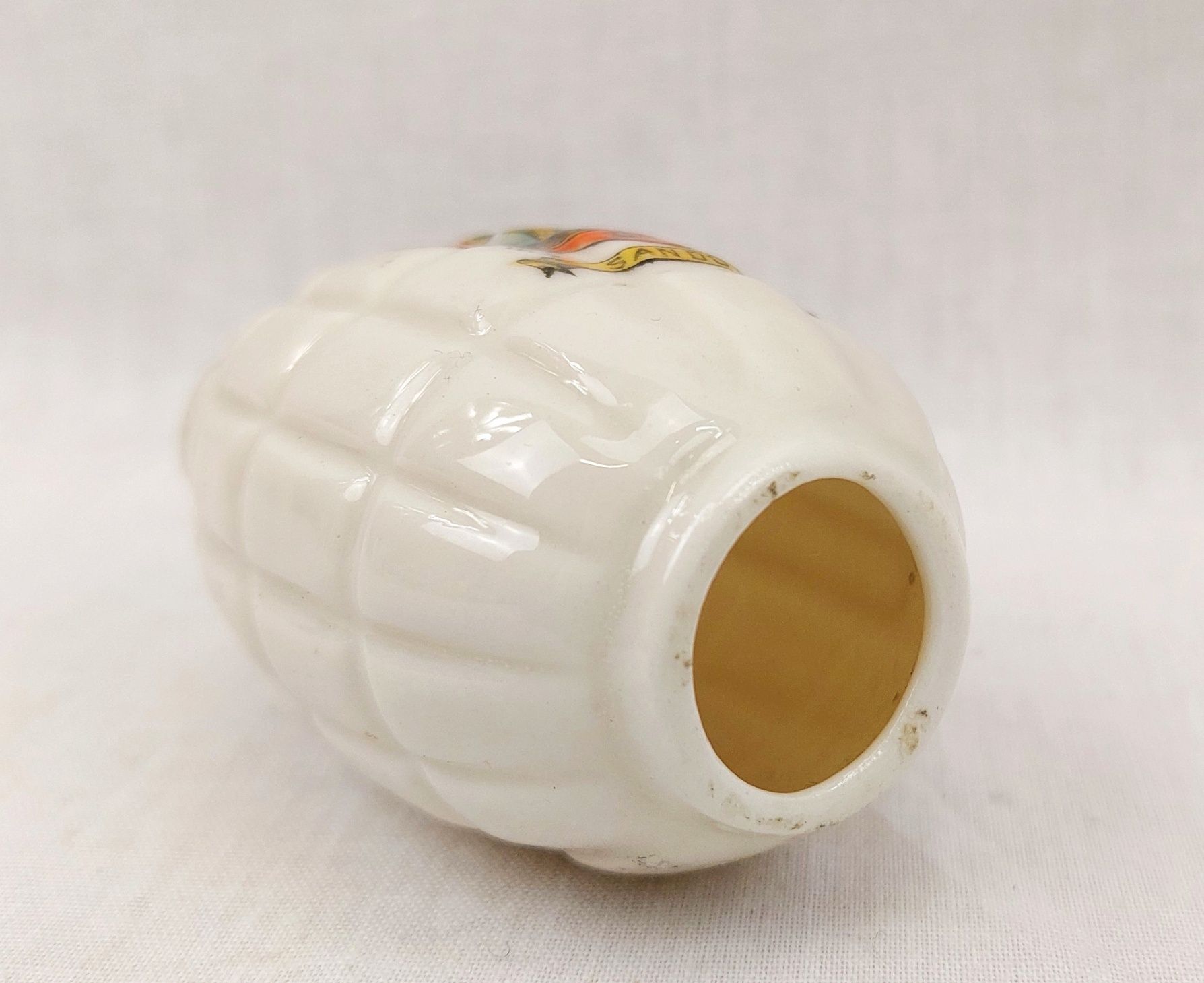 WW1 Sandown Mills Bomb Crested China - Image 4