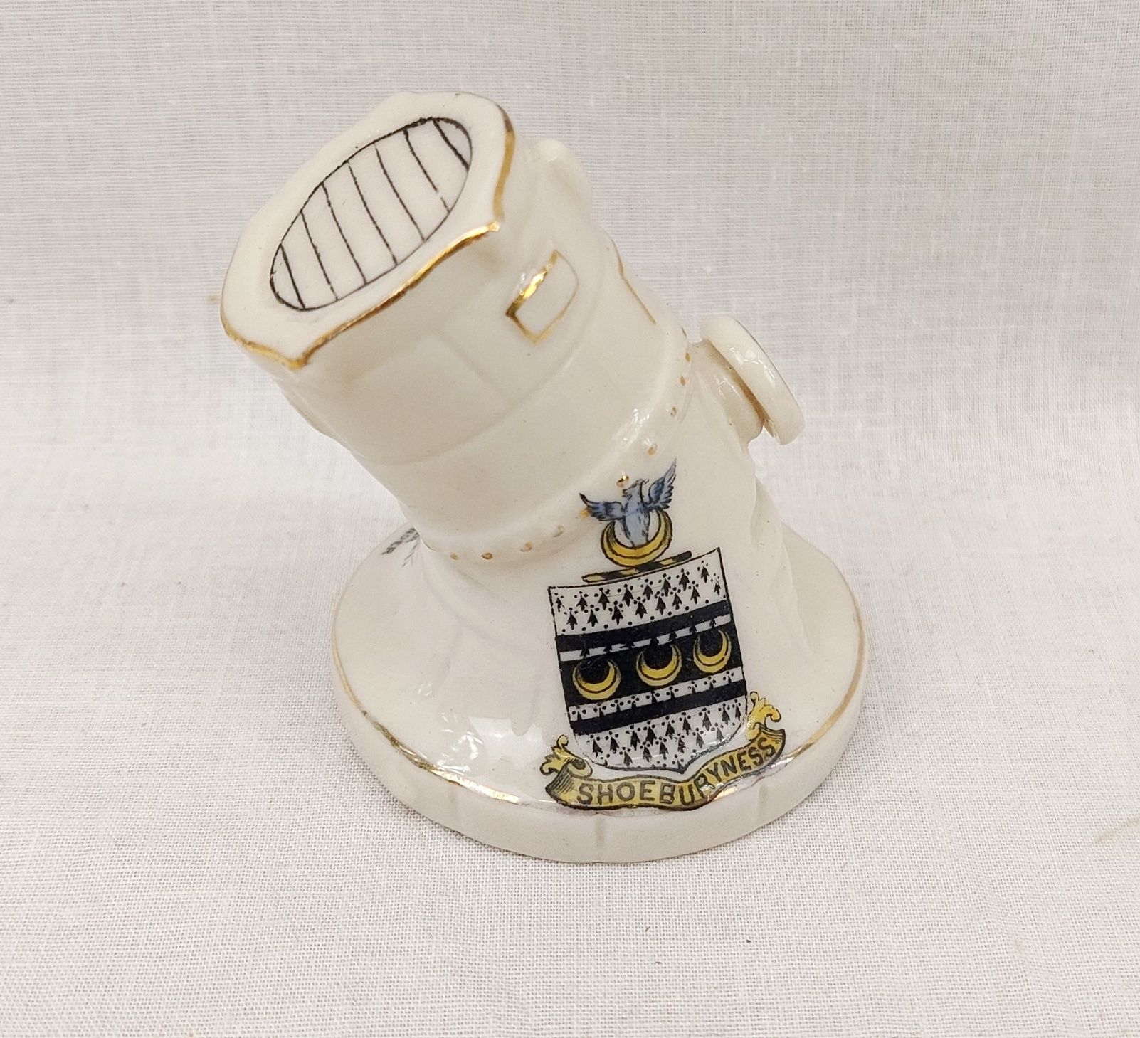 WW1 Shoeburgyness Carlton Crested China Searchlight