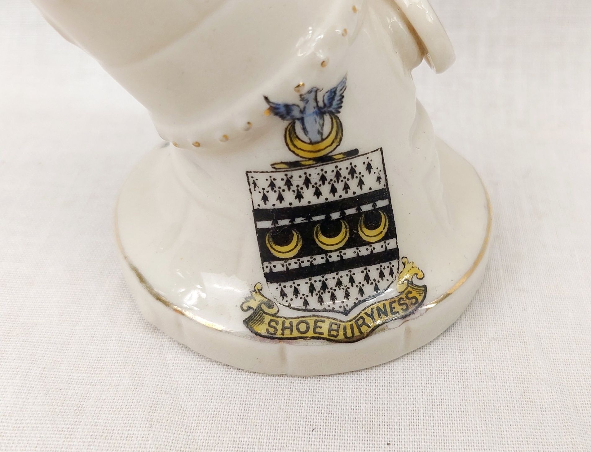 WW1 Shoeburgyness Carlton Crested China Searchlight - Image 6