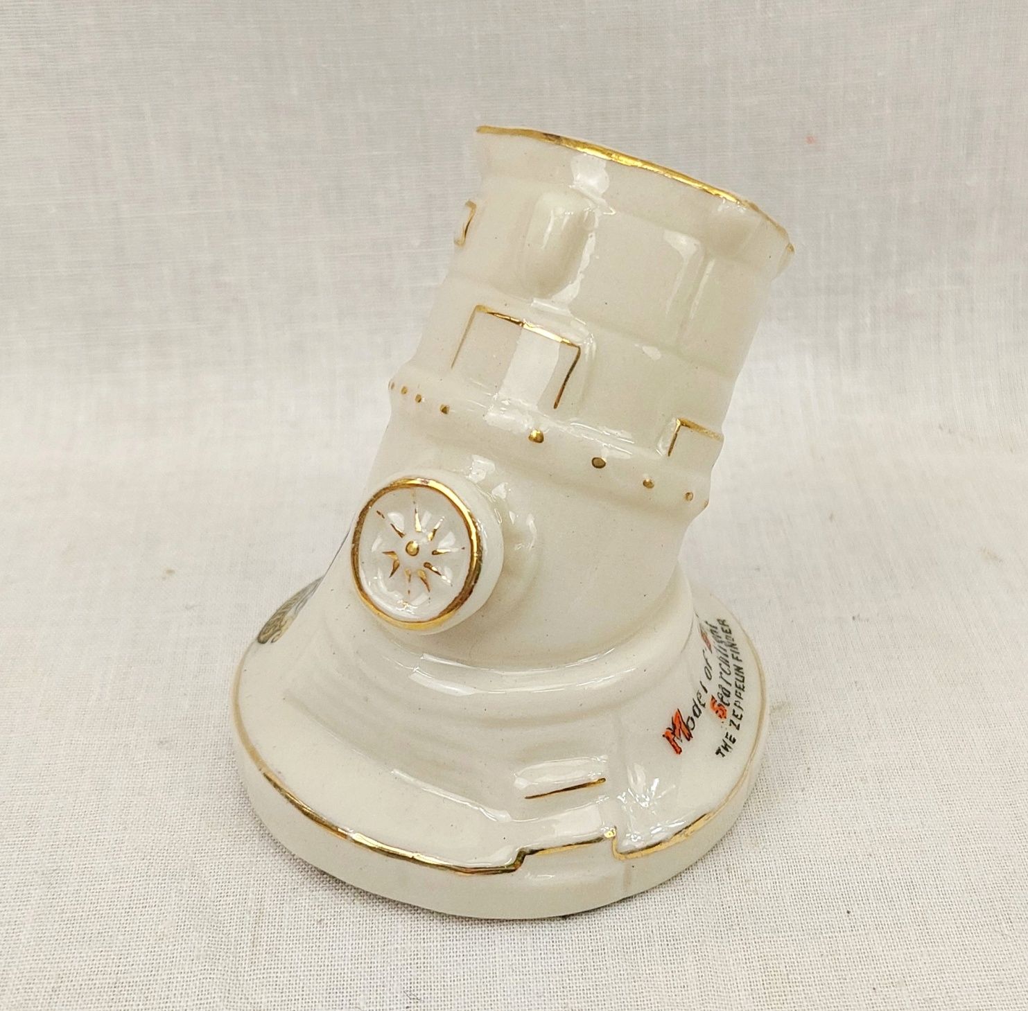 WW1 Shoeburgyness Carlton Crested China Searchlight - Image 3