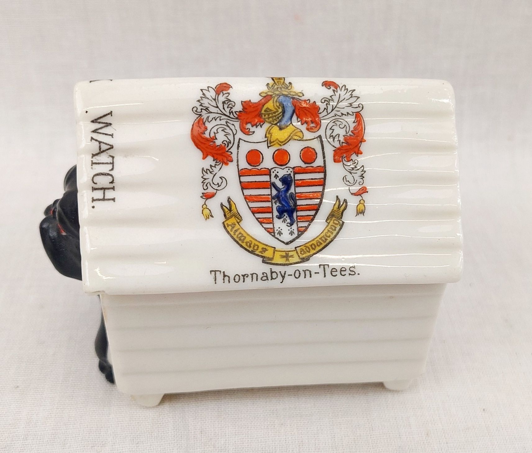 WW1 Thornaby On Tees Willow Art Crested China Black Watch - Image 4