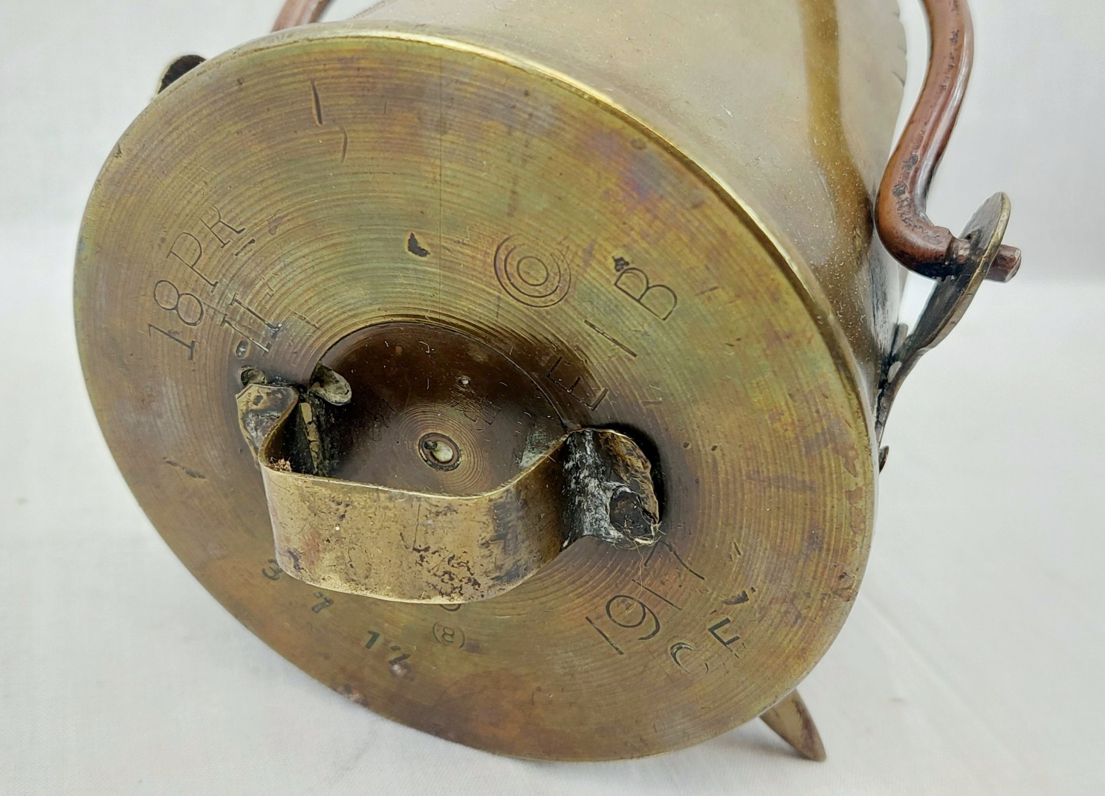 1917 18 Pounder Royal Horse Artillery Trench Art Coal Scuttle - Image 6