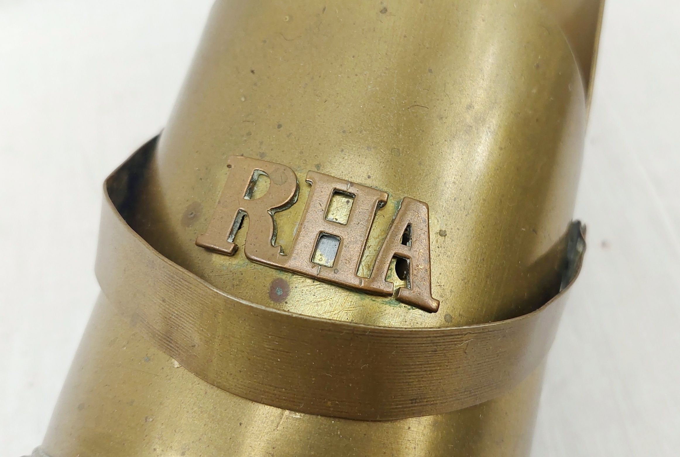 1917 18 Pounder Royal Horse Artillery Trench Art Coal Scuttle - Image 5