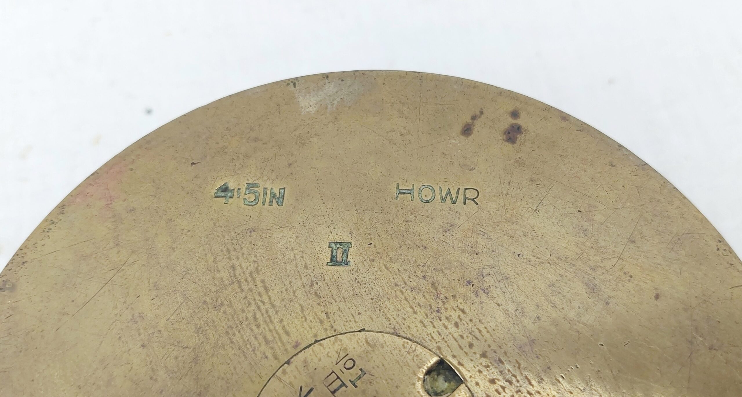 1918 WW1 4.5 Inch Howitzer Royal Artillery Trench Art Officers Cap - Image 7