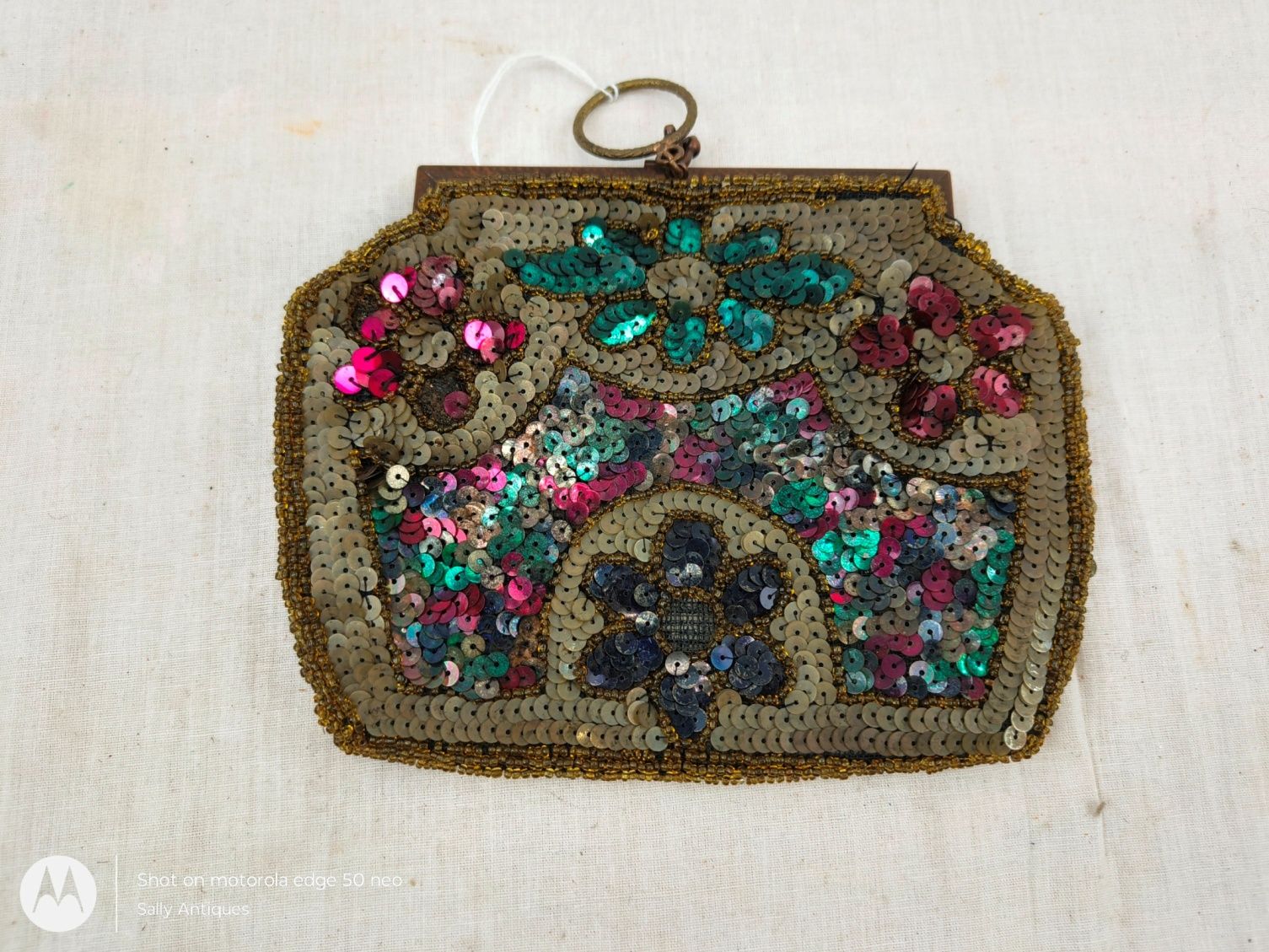 1920's Sequinned Ladies Clutch Bag - Image 2