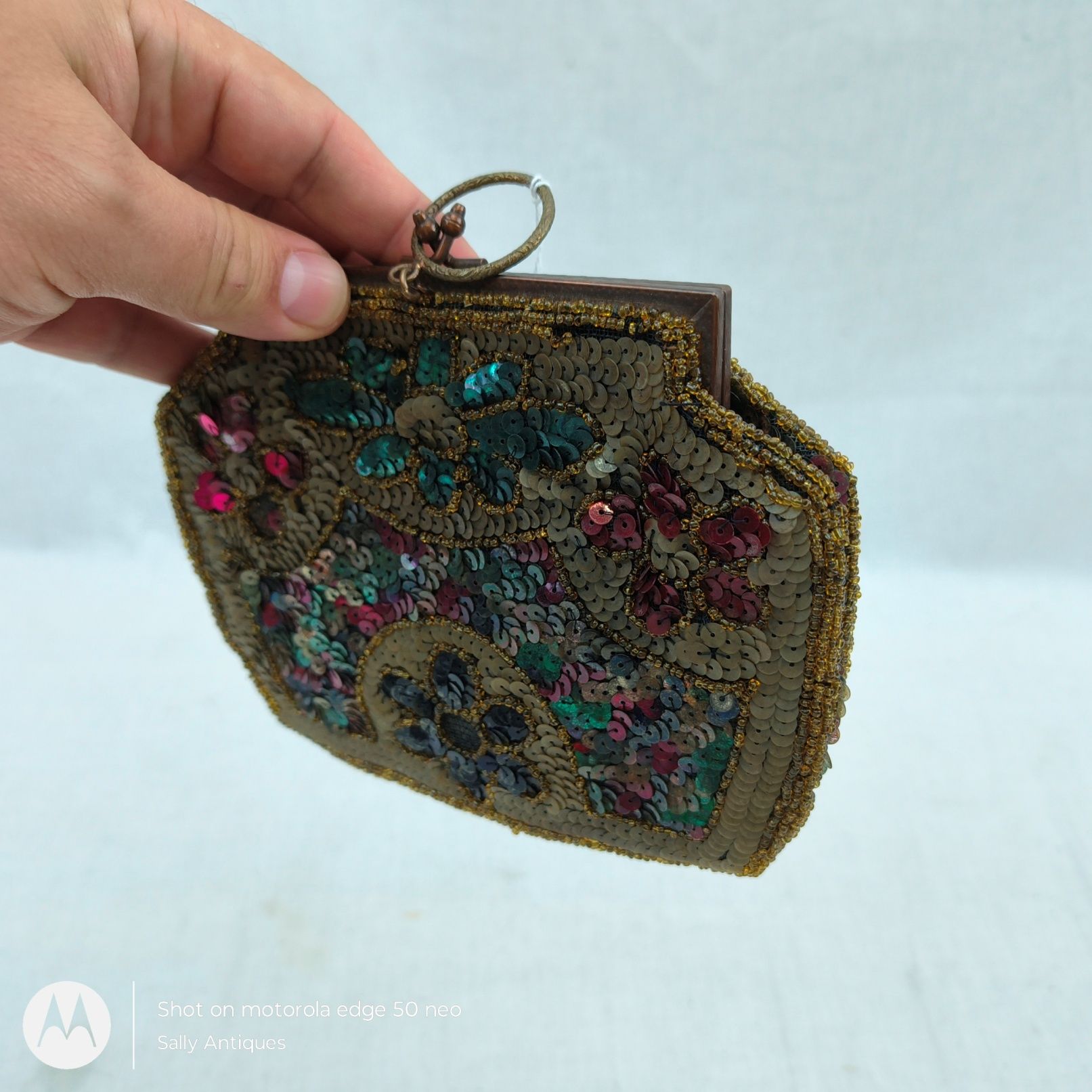1920's Sequinned Ladies Clutch Bag - Image 3