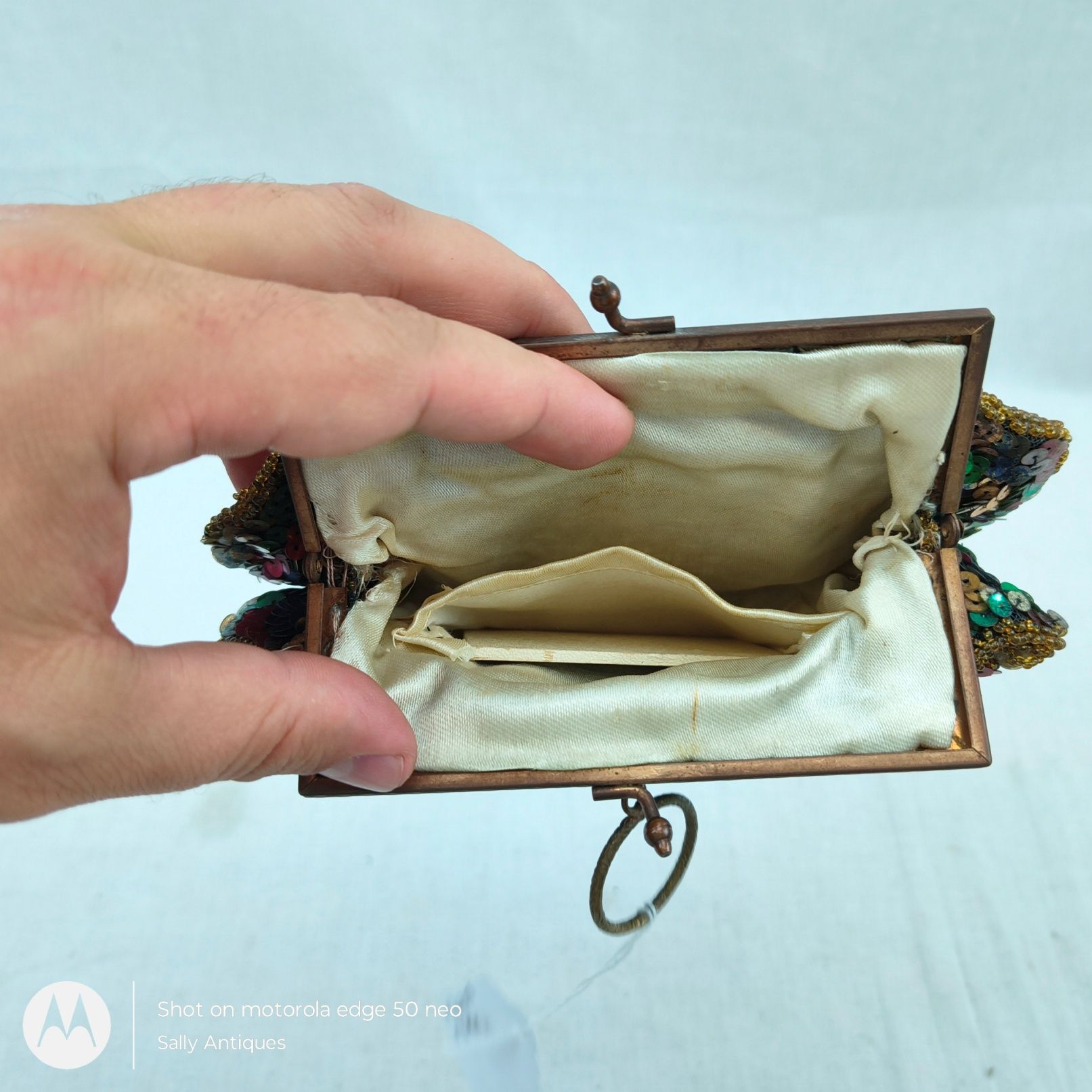 1920's Sequinned Ladies Clutch Bag - Image 5