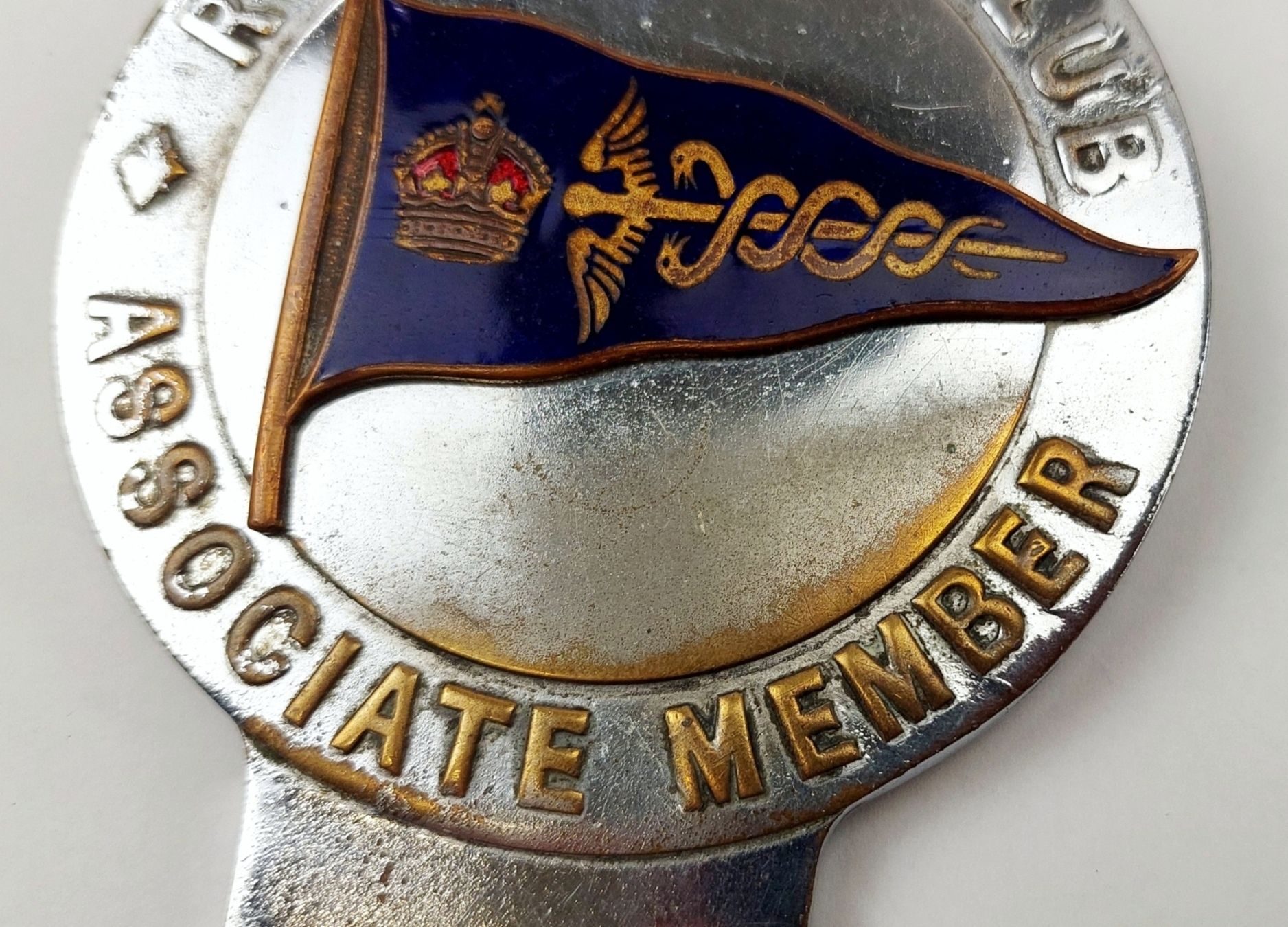 1950's Royal Aero Club United Kingdom Associate Member Car Badge #2 - Image 3