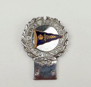 1950's Royal Aero Club United Kingdom Car Badge
