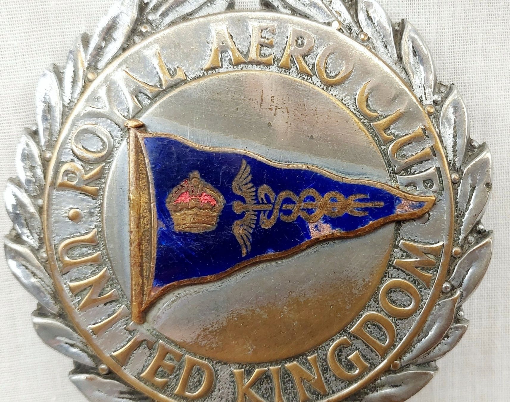 1950's Royal Aero Club United Kingdom Car Badge #2 - Image 2