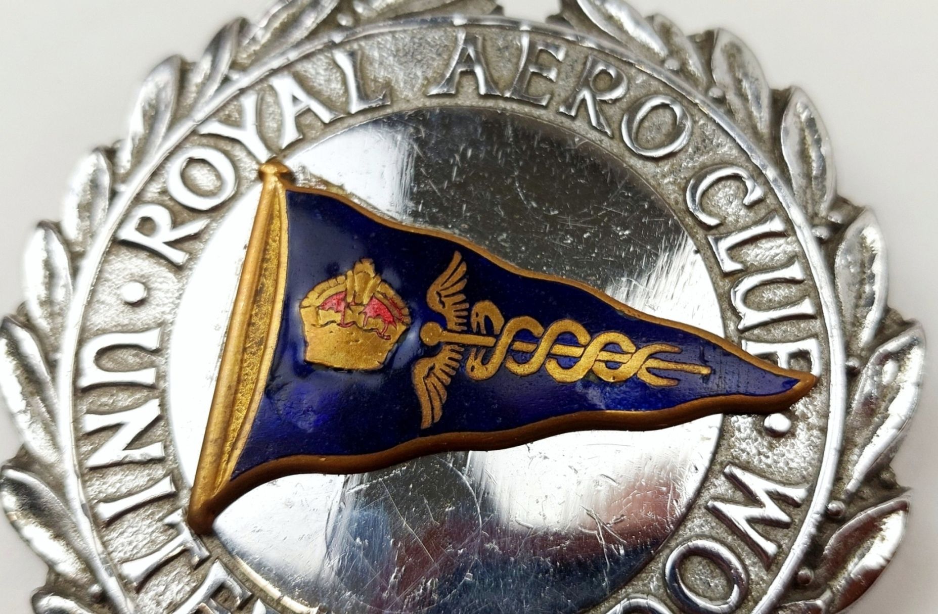 1950's Royal Aero Club United Kingdom Car Badge - Image 2