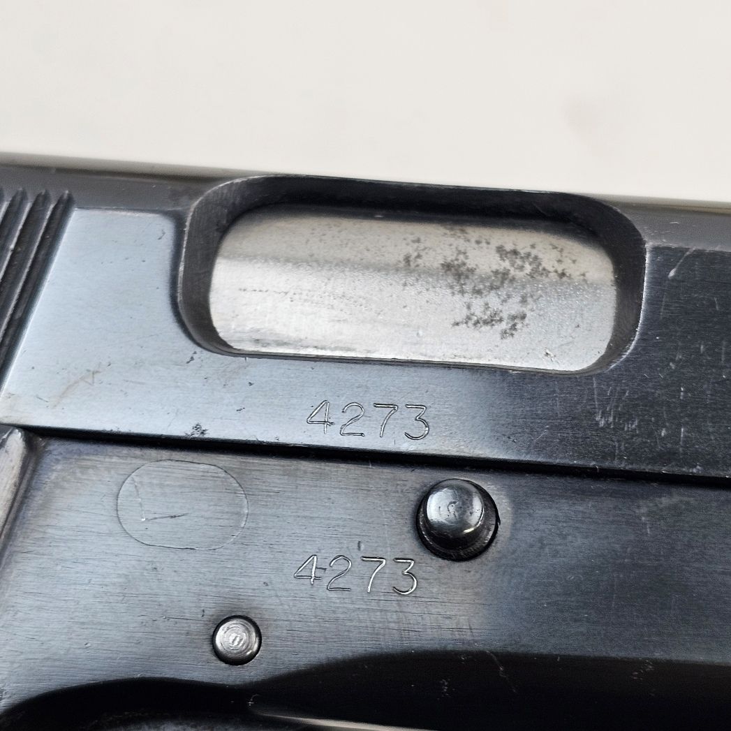 WW2 Nazi German Browning FN High Power Semi-Automatic Pistol - Old Spec - Image 6