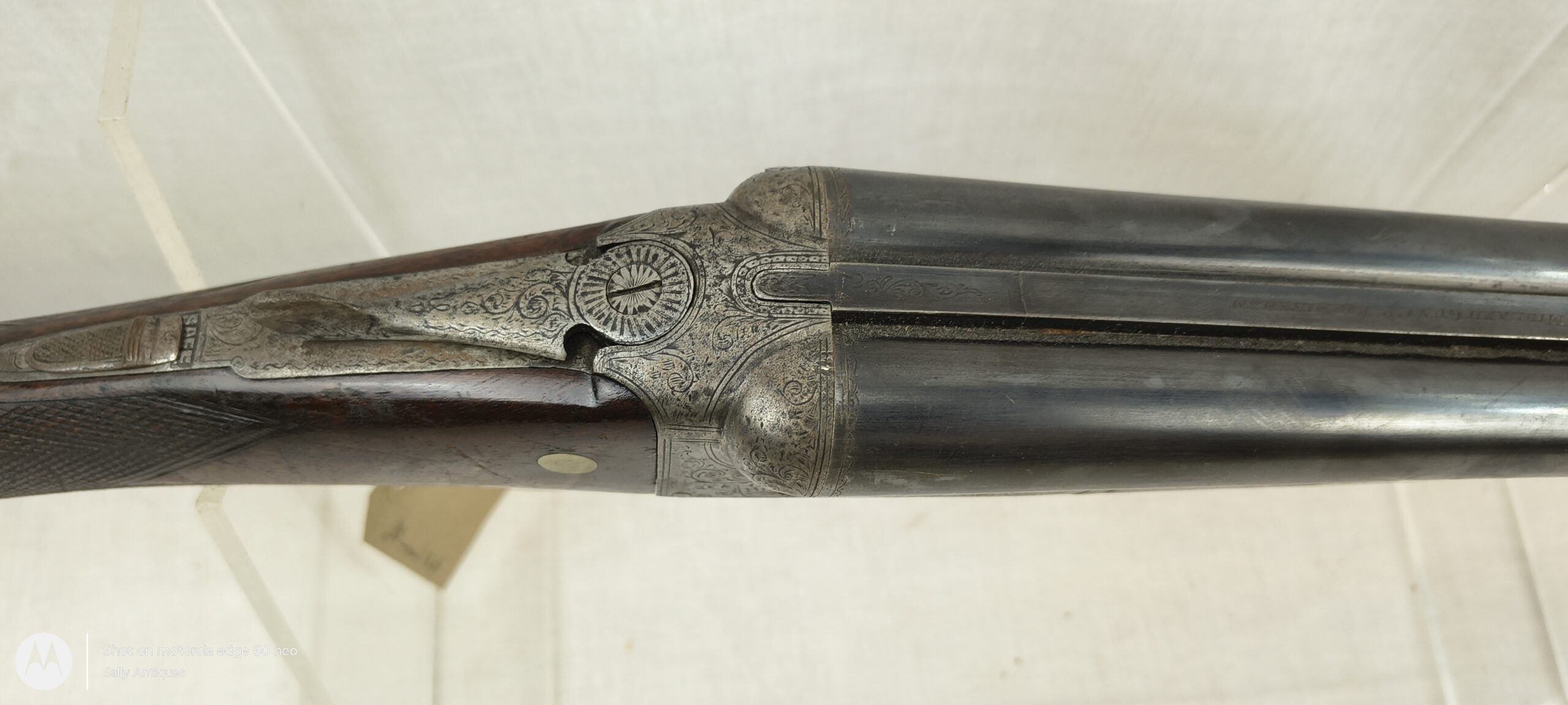 Old Spec Deactivated British Grand Prix Double Barrel Double Trigger Shotgun - Image 3