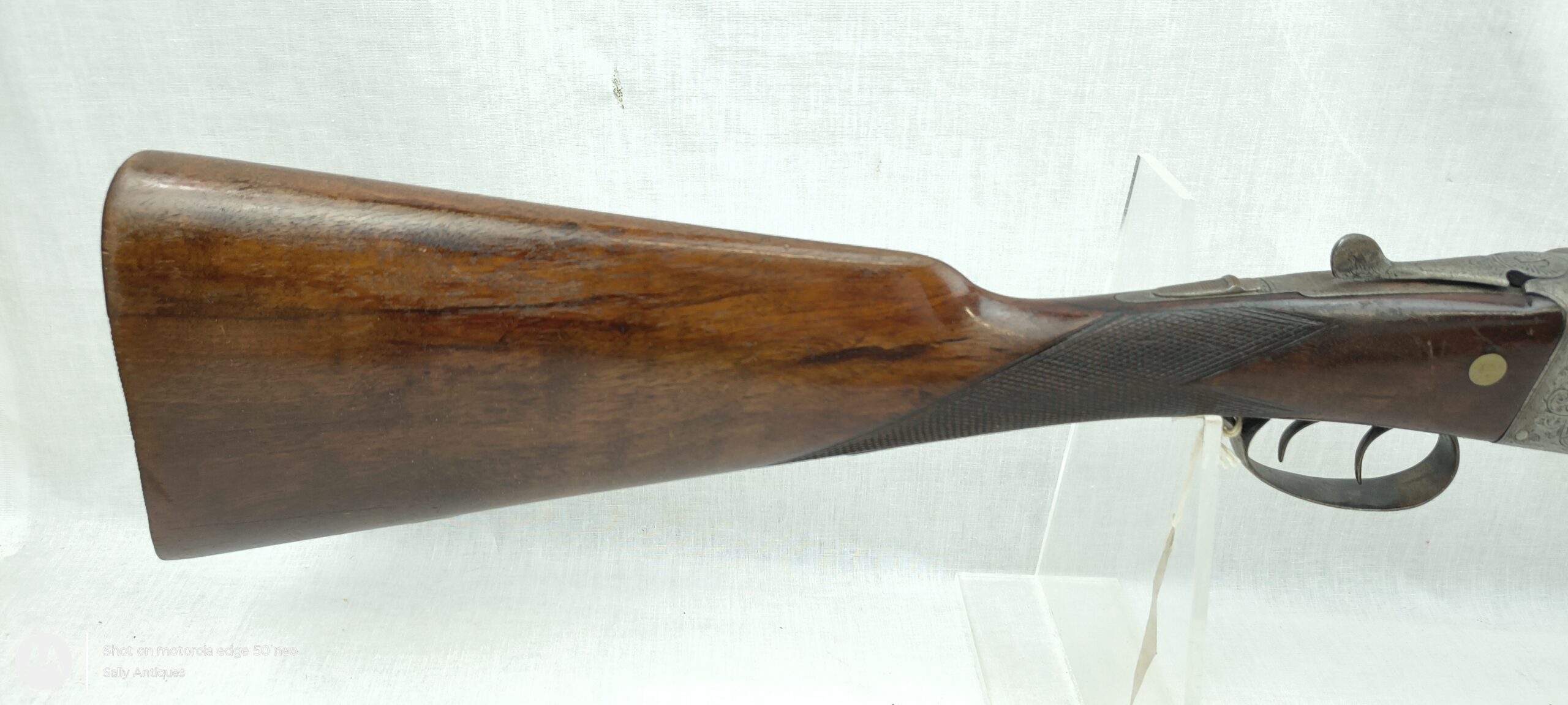 Old Spec Deactivated British Grand Prix Double Barrel Double Trigger Shotgun - Image 4