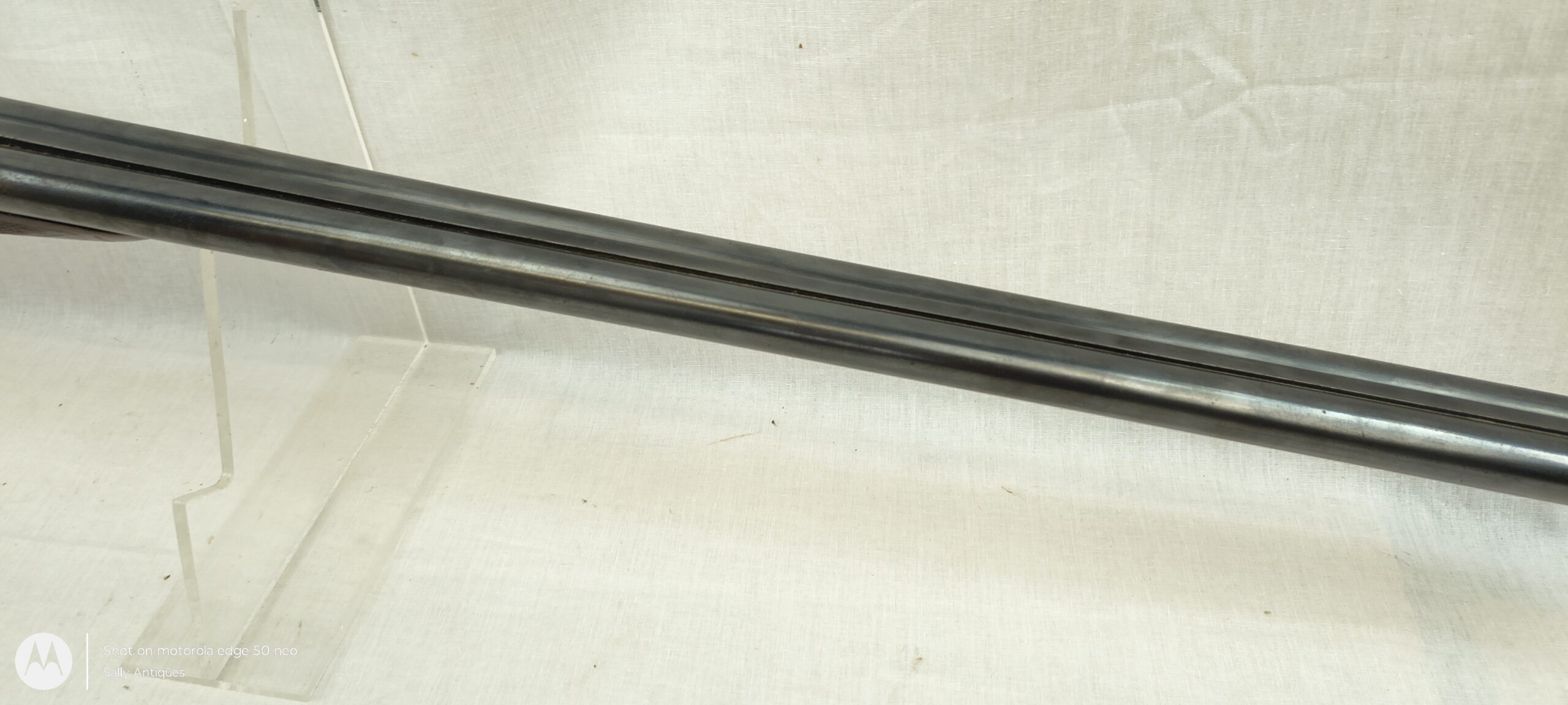 Old Spec Deactivated British Grand Prix Double Barrel Double Trigger Shotgun - Image 6