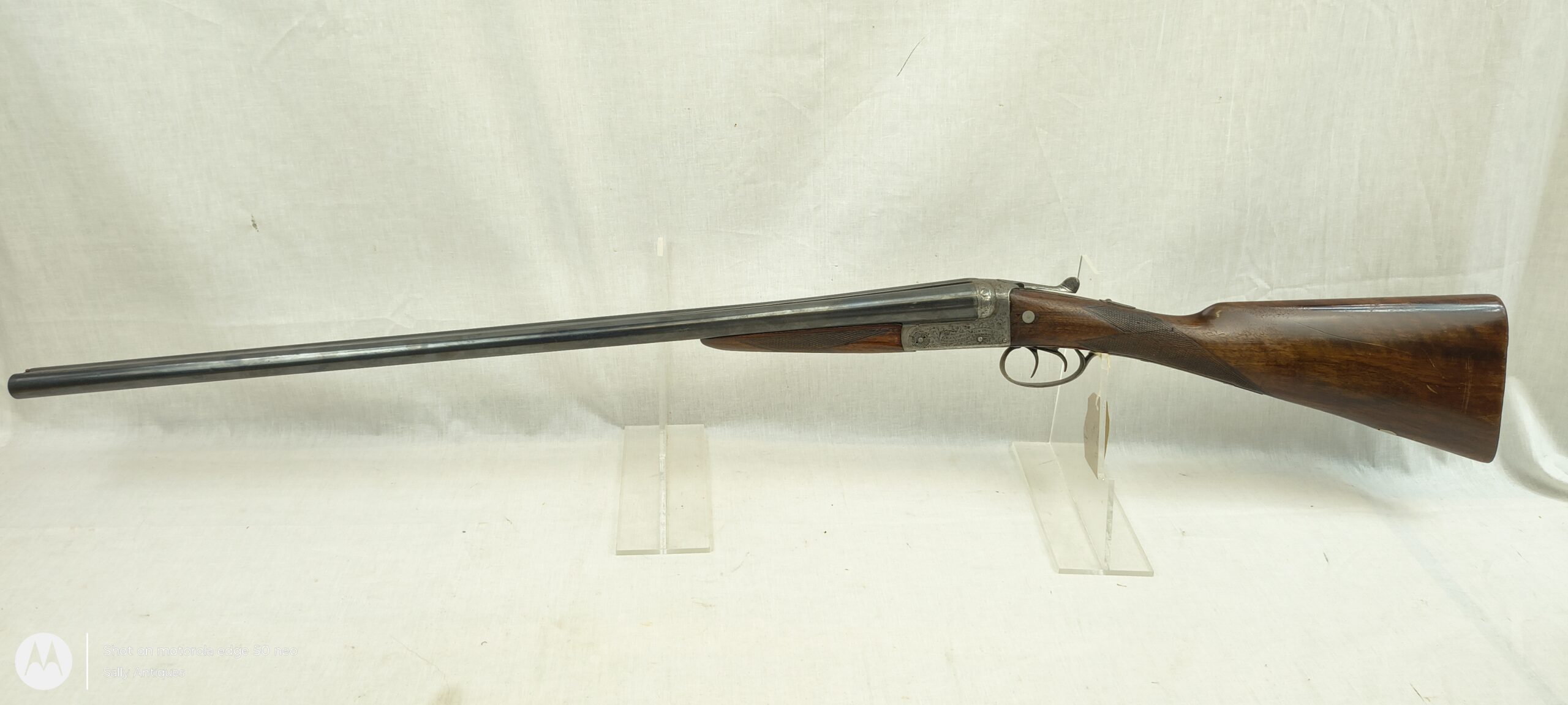 Old Spec Deactivated British Grand Prix Double Barrel Double Trigger Shotgun - Image 7