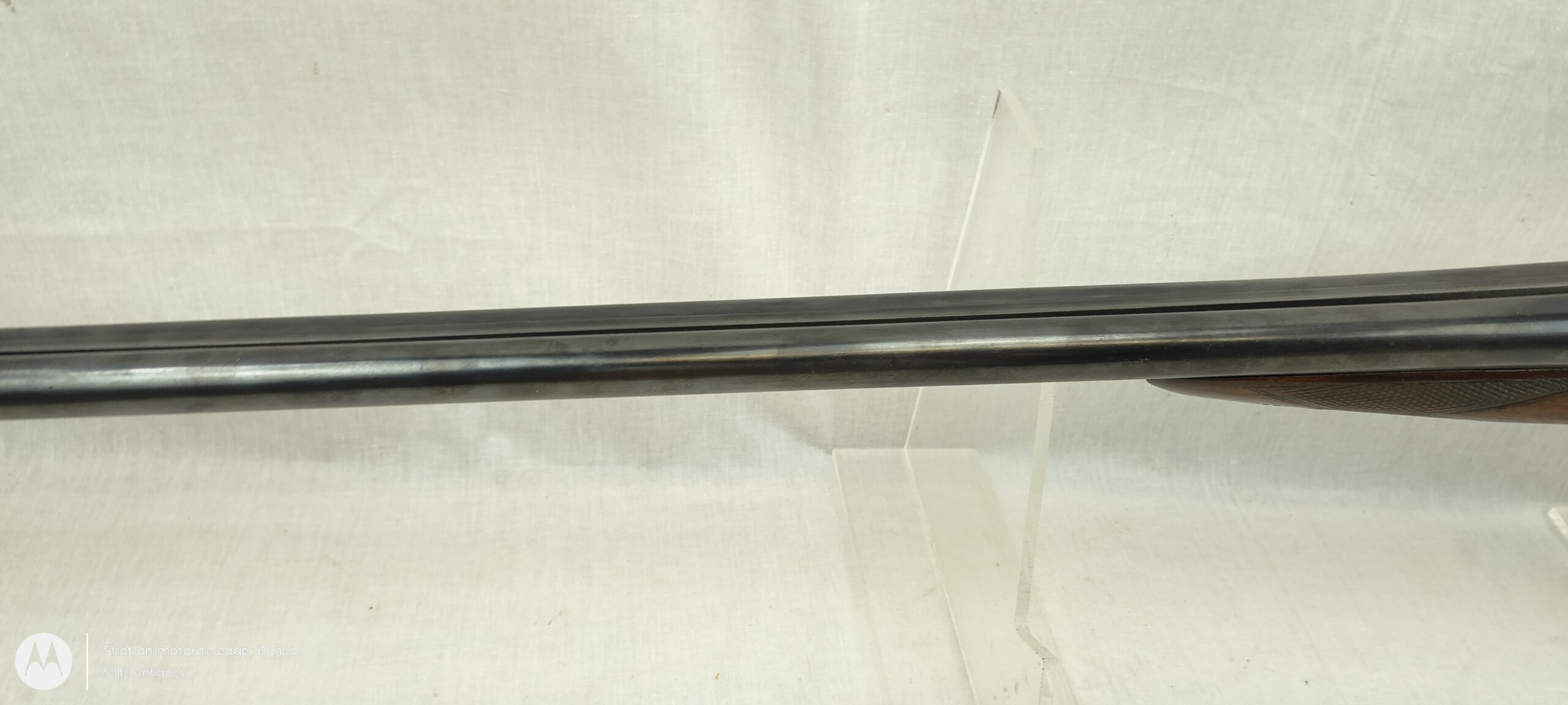 Old Spec Deactivated British Grand Prix Double Barrel Double Trigger Shotgun - Image 10